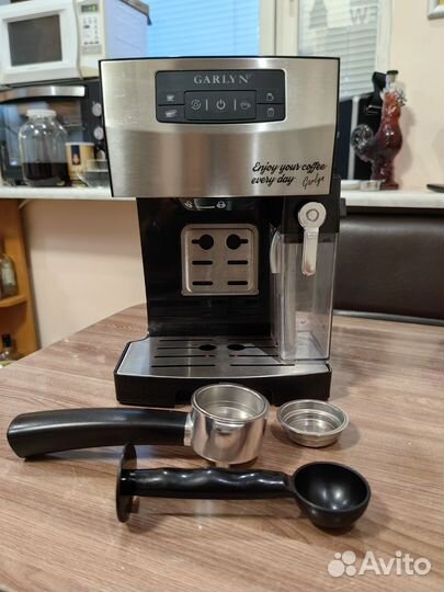 Кофеварка Garlyn L70 экспрессо, латте, капучино