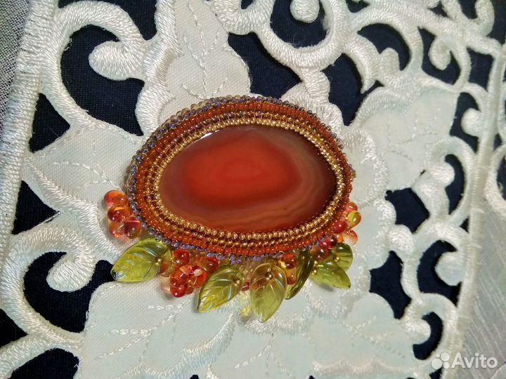 Кулон с агатом