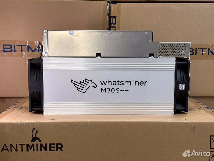 Whatsminer m30s++ 104Th б/у удачные