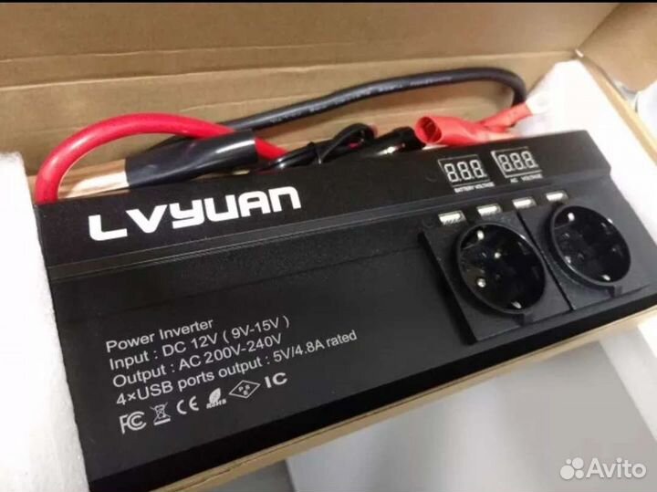 Инвертор преобразователь 12 - 220v