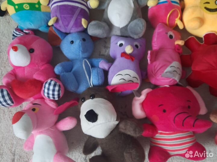 Мягкие игрушки пакетом новые