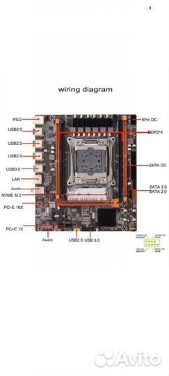 Комплект X99 Intel xeon E5 2670v3/ddr16gb (новый)