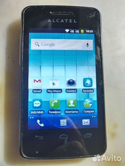 Alcatel One Touch Pixi 4007D, 512 МБ
