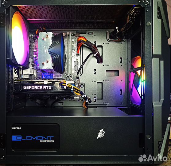 Новый игр пк i5-10400F RTX3060-8Gb 16Gb-DDR4