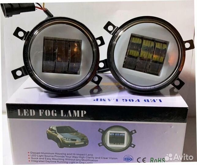 Противотуманные фары 30W LED птф DRL комплект