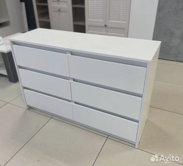Комод 6 ящиков, в наличии