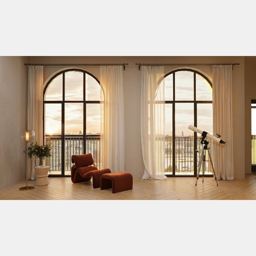 3-к. квартира, 68 м², 4/15 эт.