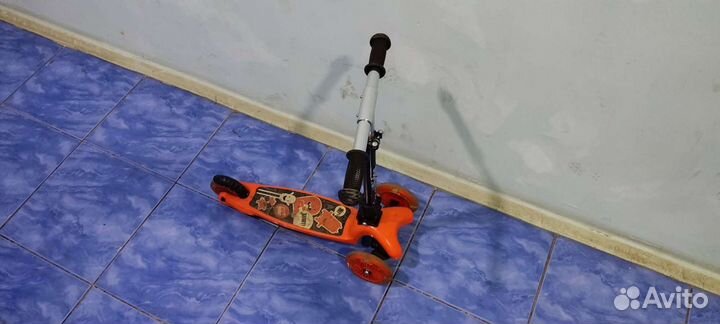 Самокат детский трехколесный бу