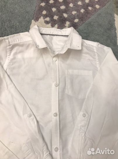 Рубашка белая mothercare