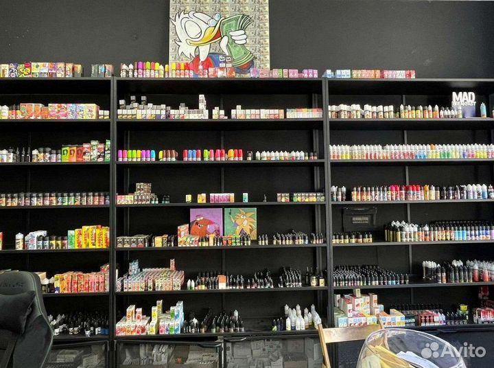 Готовый табачный магазин с лицензиями и вейпами