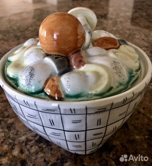 Масленка зик Грибы 50х годов