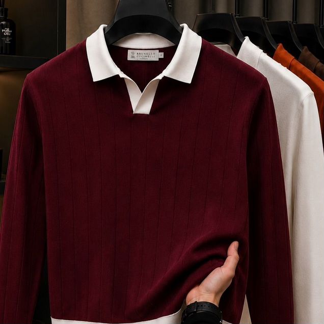 Мужское Поло Лапша Brunello Cucinelli