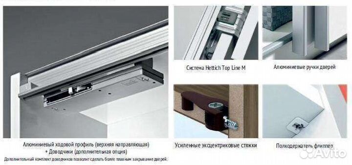 Шкаф Прайм 210*57*230 белый с 1 зеркалом