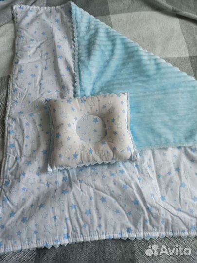 Одеяло и подушка детское