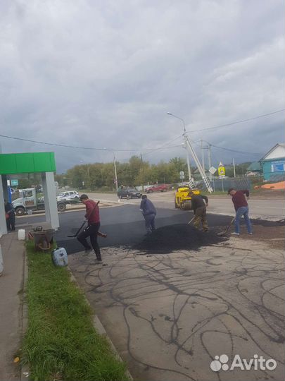 Укладка асфальт