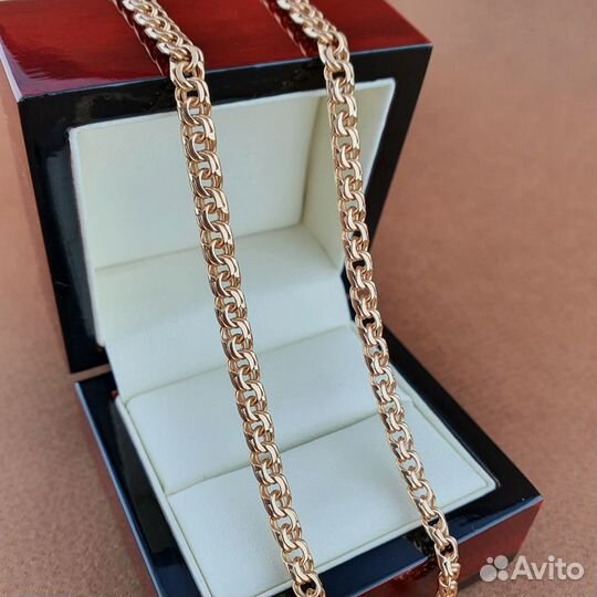 Цепь Бисмарк из красного золота