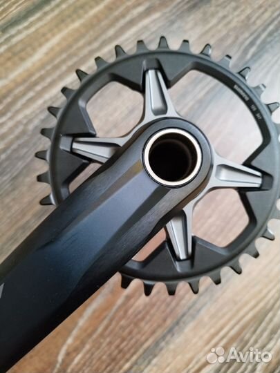 Система шатунов Shimano SLX, FC-M7100, 34T, 175 mm