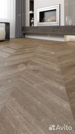 Alpine floor LVT Макадамия Chevron