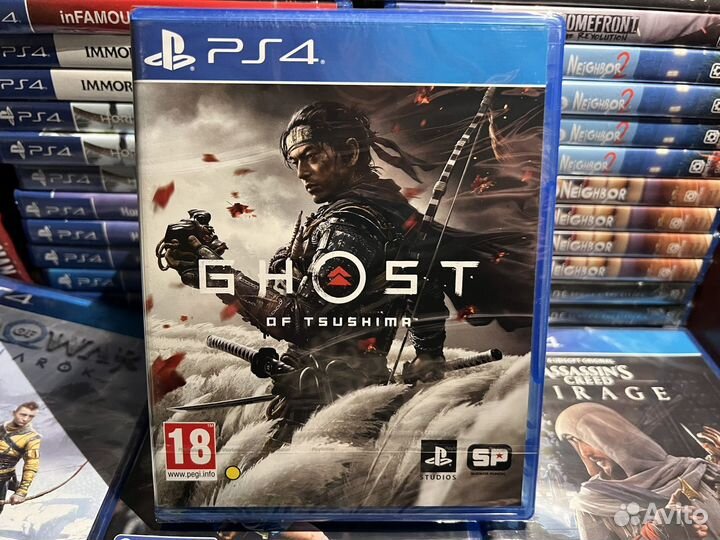Диск Ghost of Tsushima Призрак Цусимы PS4