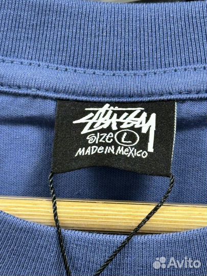 Футболка Stussy SS23 Portrait синяя