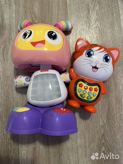 Интерактивные игрушки кот и бибель