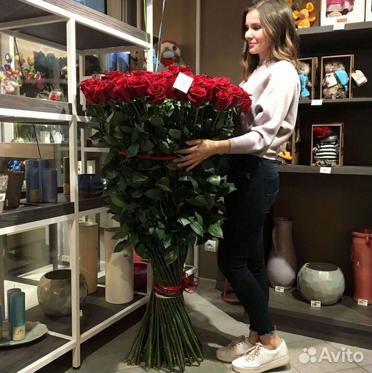 Высокие розы Гигантские розы с доставкой