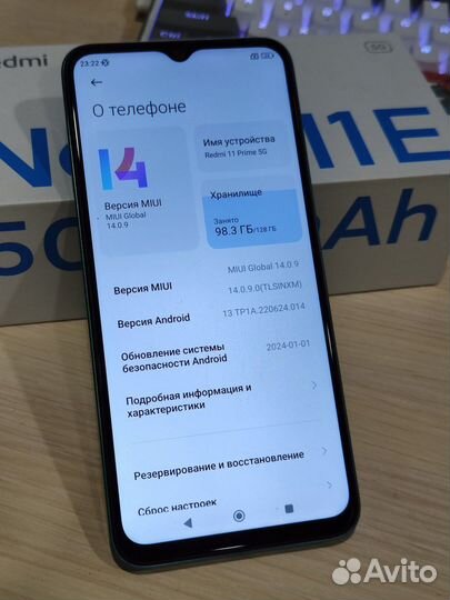 Xiaomi Redmi Note 11E, 6/128 ГБ