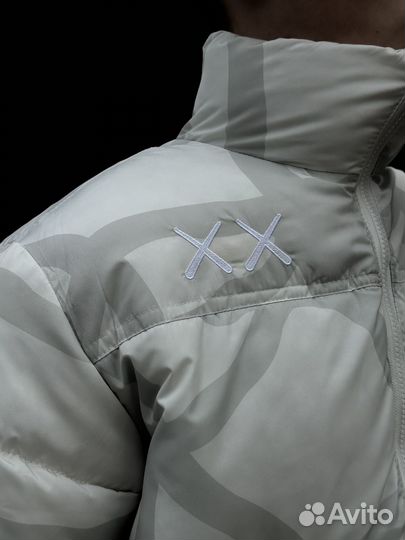Пуховик THE north face kaws