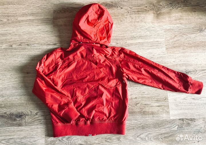 Ветровка H&M young 152 см 11-12 лет красная