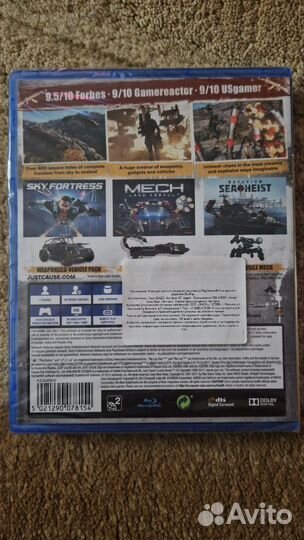 Just Cause 3 PS4(новый)