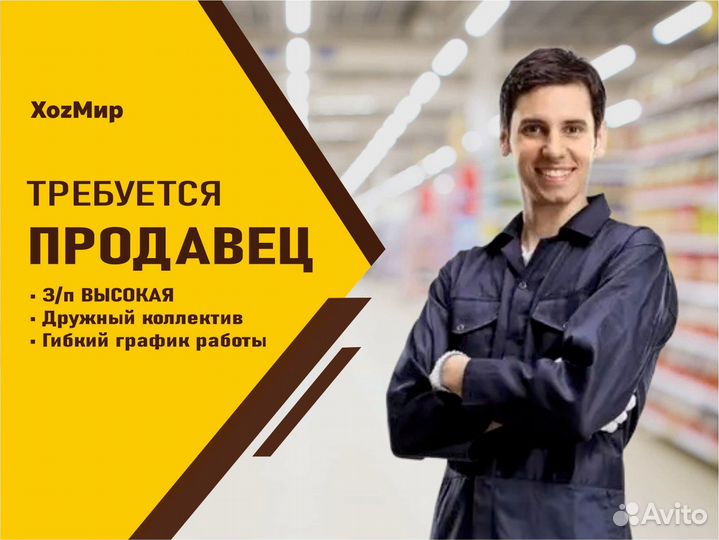 Продавец в хозяйственный магазин