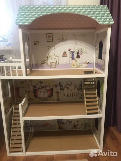 Домик деревянный для кукол