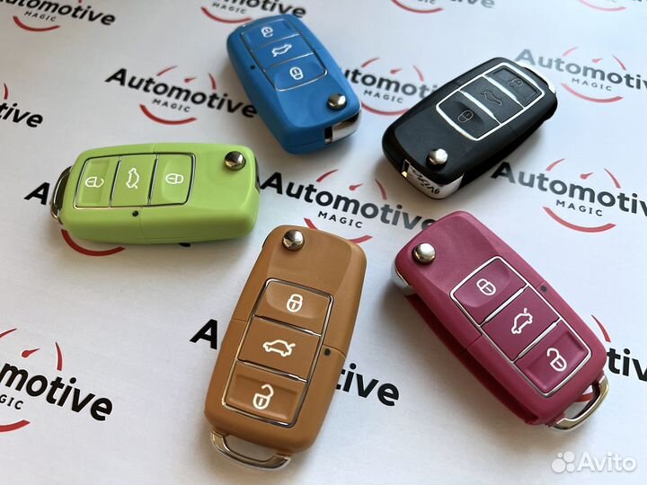 Ключ Volkswagen, Skoda, Seat с программированием