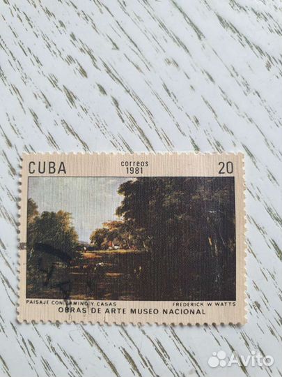 Марка 1981 г Cuba