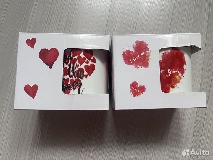 Кружки новые фарфор