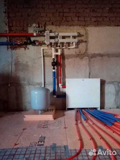 Монтаж систем отопления и теплых полов