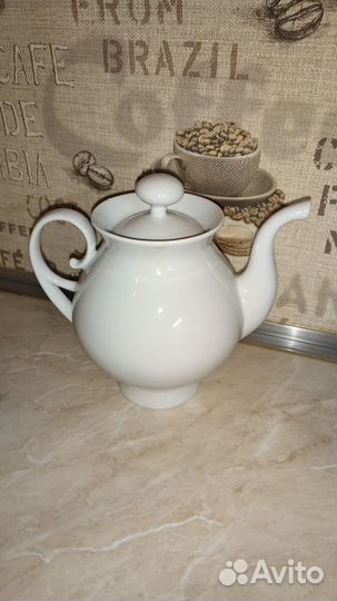 Блюдо большое, чайник