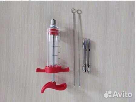 Шприц с иглами из нержавеющей стали для шприцивани