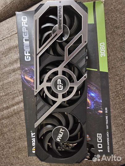 Видеокарта Palit GeForce RTX 3080 GamingPro (LHR)
