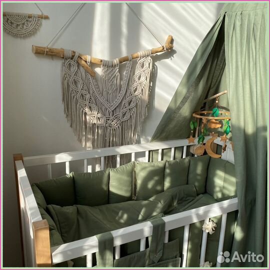 Бортики в кроватку новые