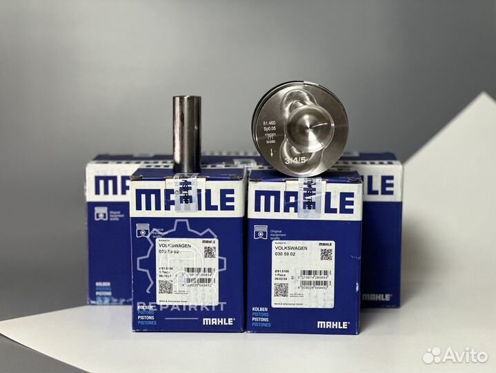 Комплект поршней mahle 0305802 0305902 Volswagen
