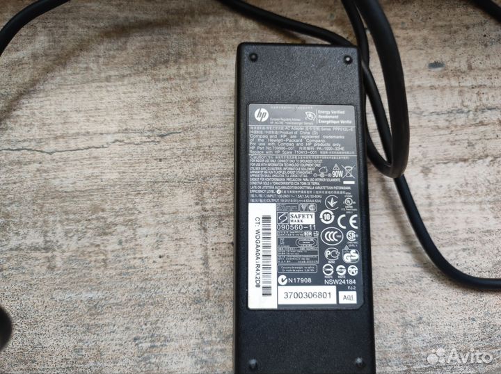 Блок питания для ноутбука hp 19.5v 2.31a 45w