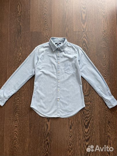 Uniqlo джинсовая рубашка