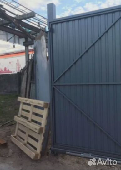 Откатные ворота от производителя 5,4*2,1м