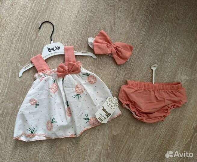 Платье для девочки 3-6 месяцев