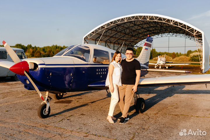 Полет на частном самолёте над Нижним Новгородом