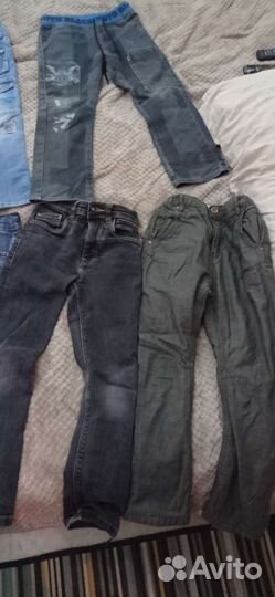 Джинсы, штаны, брюки на мальчика 122