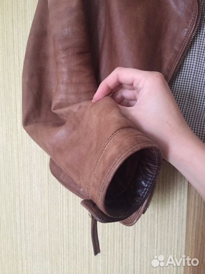 Куртка Massimo Dutti кожа