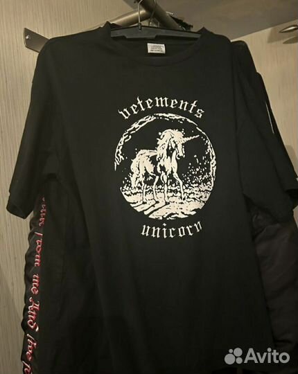 Футболка vetements unicorn