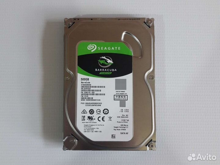 Жесткий диск 500 гига новый
